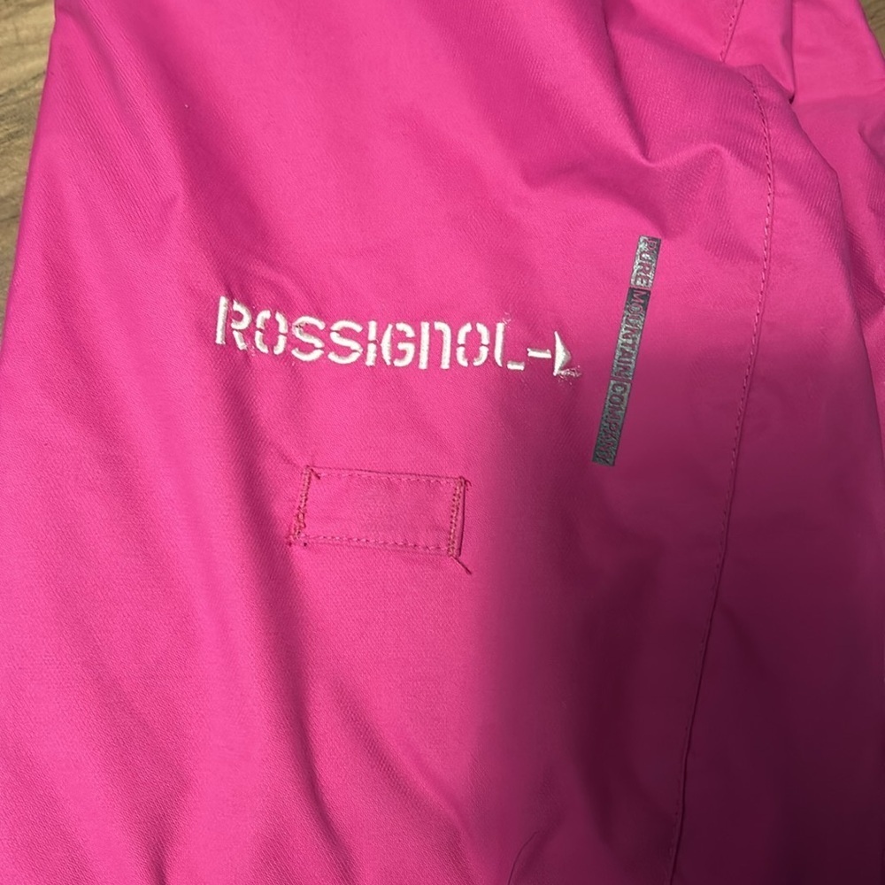 Rossignol Pink Ski Snow Pants Adjustable Velcro sides - Picture 2 of 4
